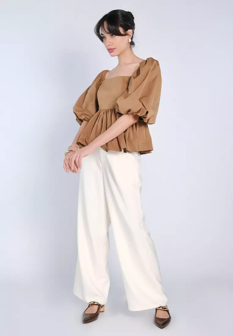 Mark Bumgarner X Vania Romoff Gia Short Sleeve Top