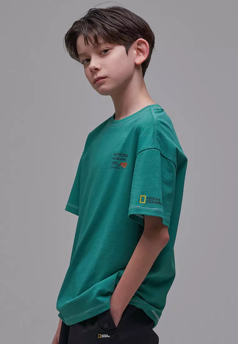 National Geographic Kids Animal Graphic Short Sleeve Tee