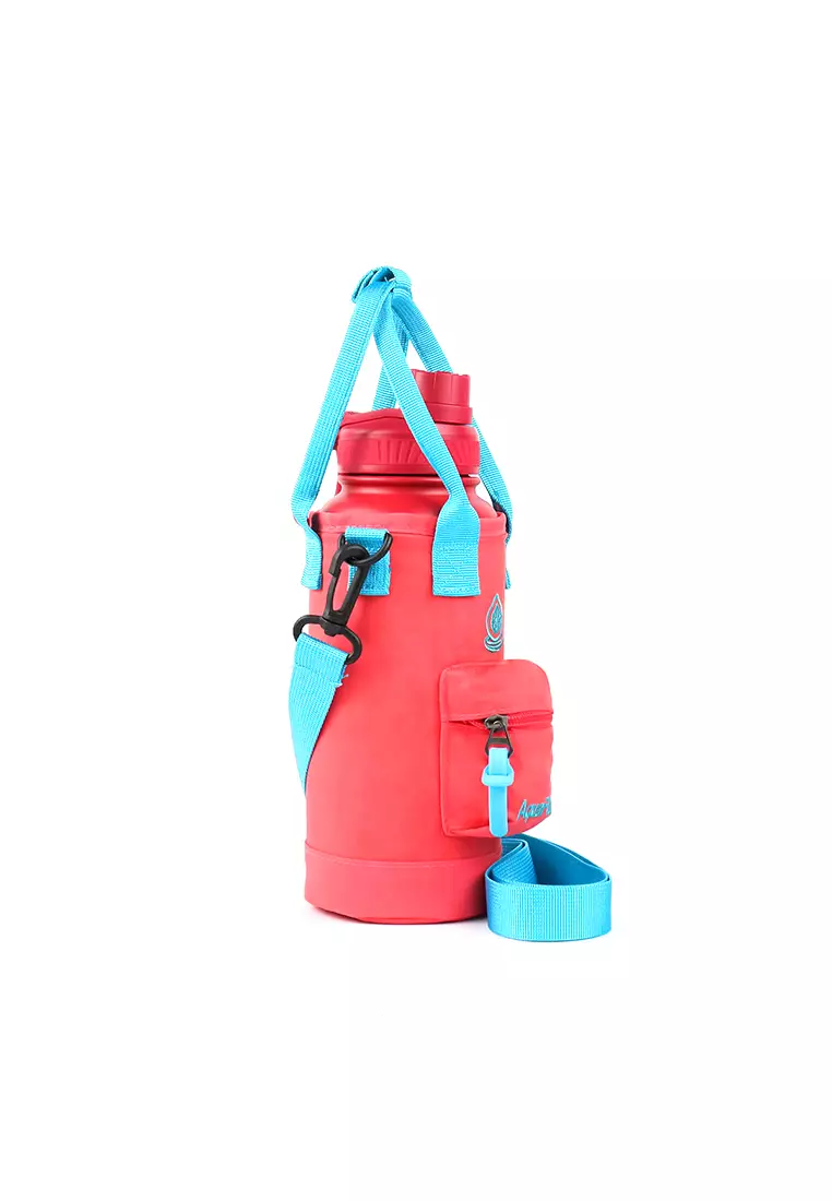 32oz Bottle Bag Pink/Blue