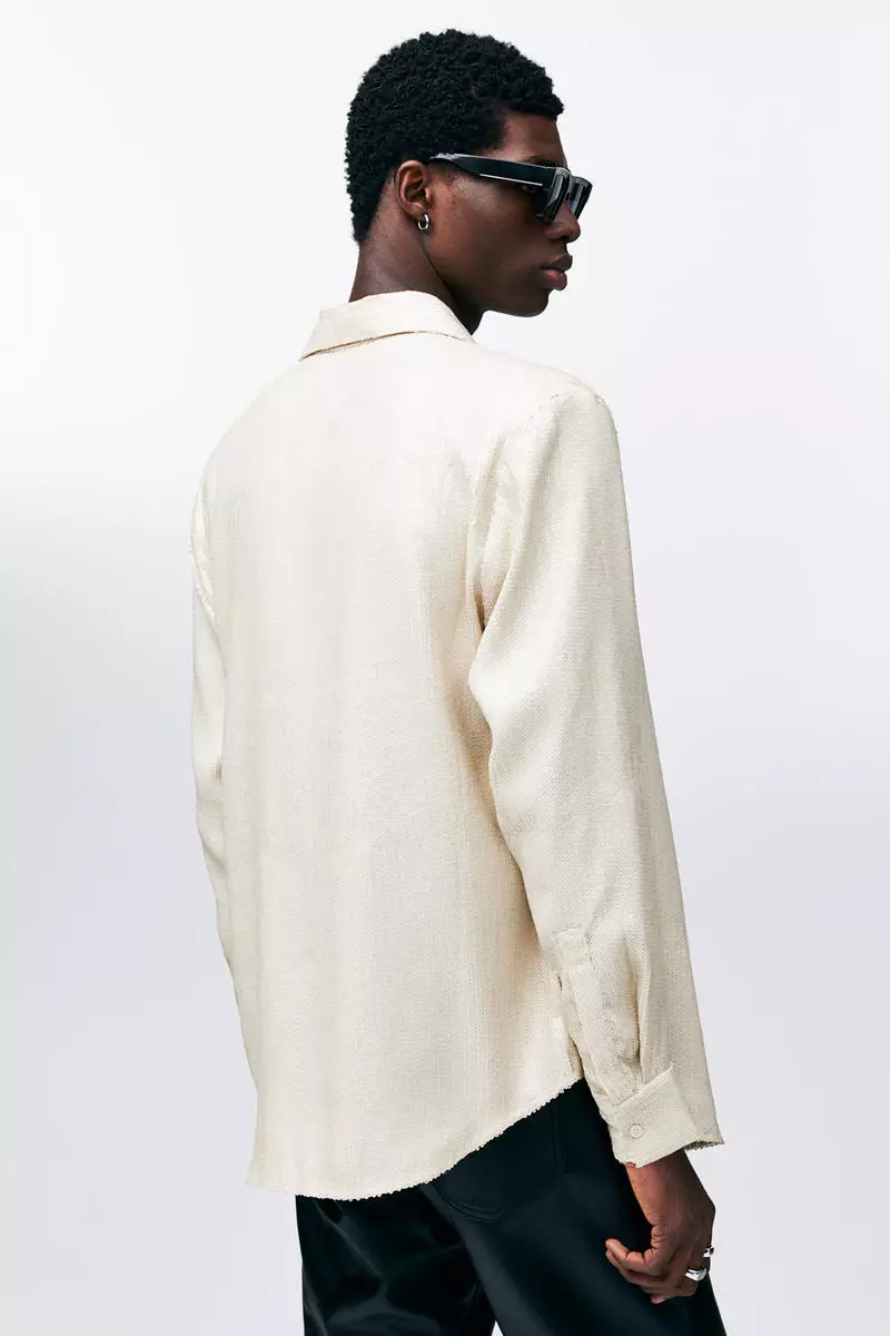 Regular Fit Sequined shirt