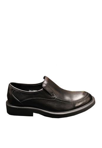Twenty Eight Shoes black VANSA  Leather Slip-on Business Shoes VSM-F57B75 82042SHD2693E5GS_1