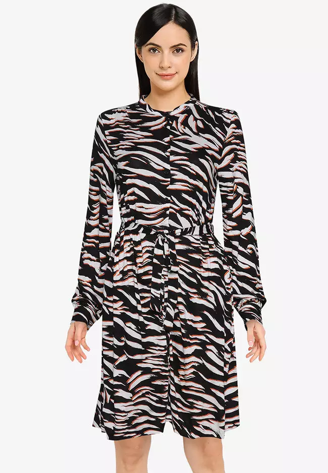 Thita Iger Meadow Jersey Belted Dress
