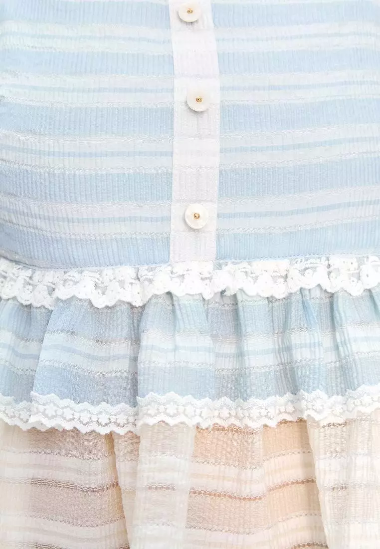 Ruffled Tiered Top