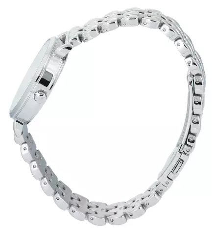 Jam Tangan Wanita Alba Fashion AH7DT7 AH7DT7X1 Strap Stainless Steel Silver Color Women Silver Dial Original Garansi Resmi