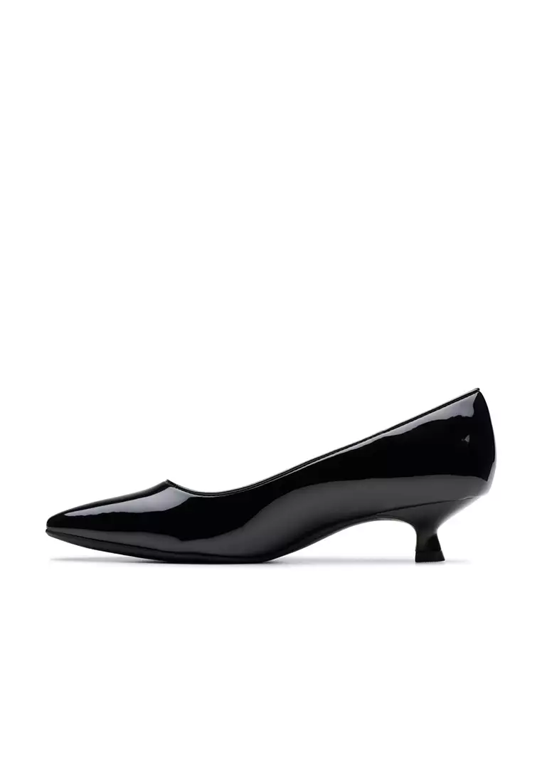 Womens Scarlyt Piper Pumps - Black Pat
