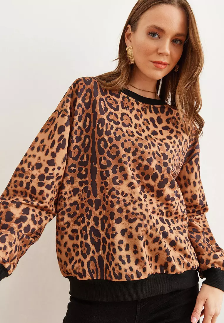 Basic Soft Texture Casual Sweatshirt