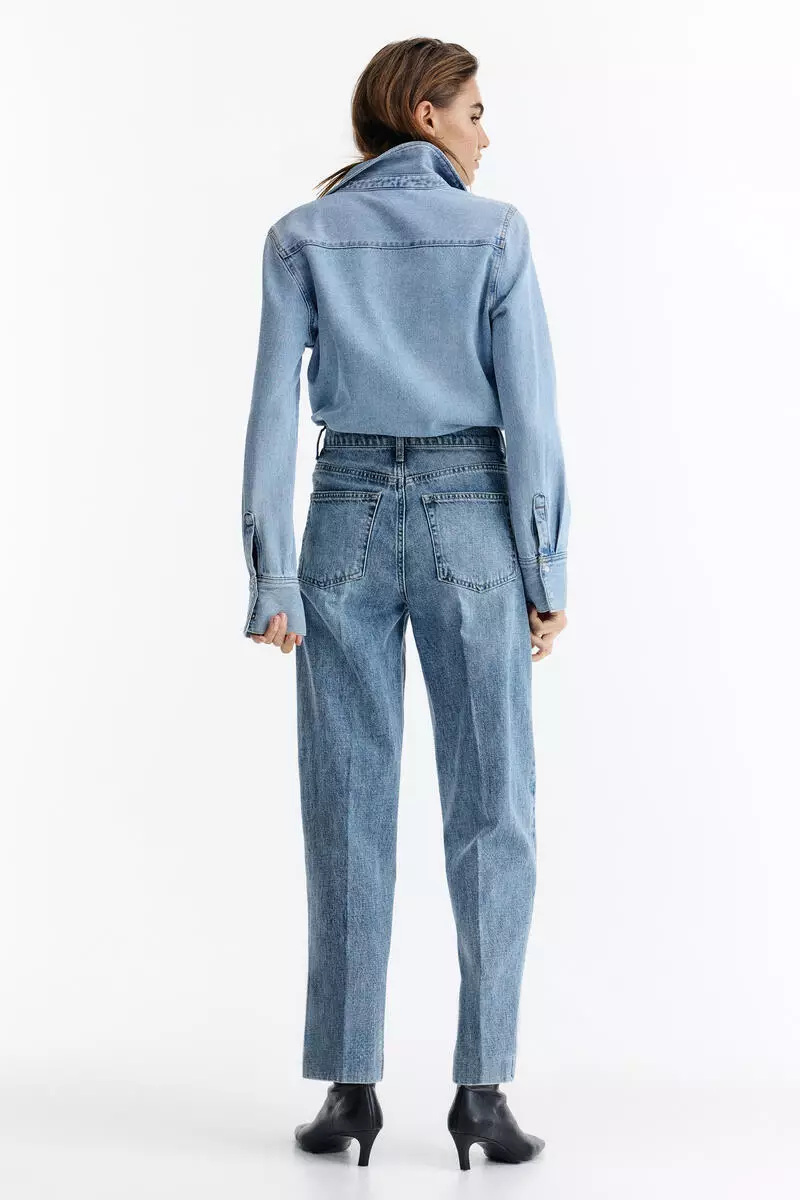 Barrel High Ankle Jeans