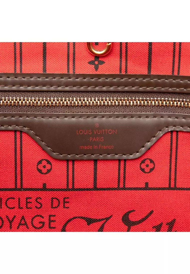 Pre-Loved Louis Vuitton Damier Ebene Neverfull Gm