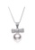 A.Excellence silver Premium Japan Akoya Sea Pearl  8.00-9.00mm Bow Necklace 2373FACDFCC830GS_1