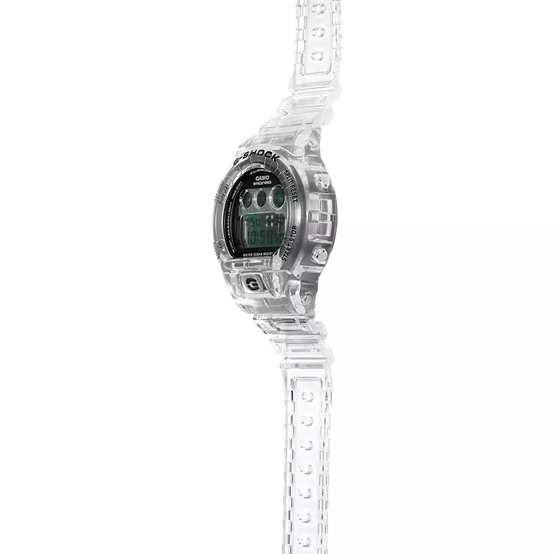 Jam Tangan Pria Casio G-Shock DW-6940RX-7DR 40th Anniversary Clear Remix Digital Transparent Band