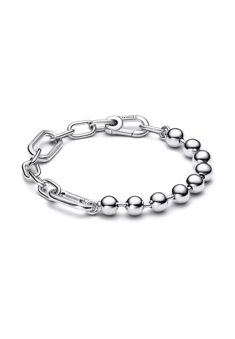 Pandora ME Metal Bead & Link Chain Bracelet