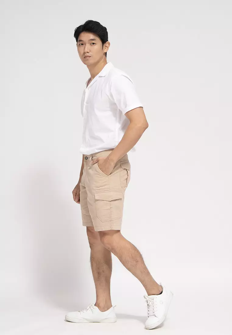 Celana Pendek Cargo Slimfit light Khakis OXCON Short Pants