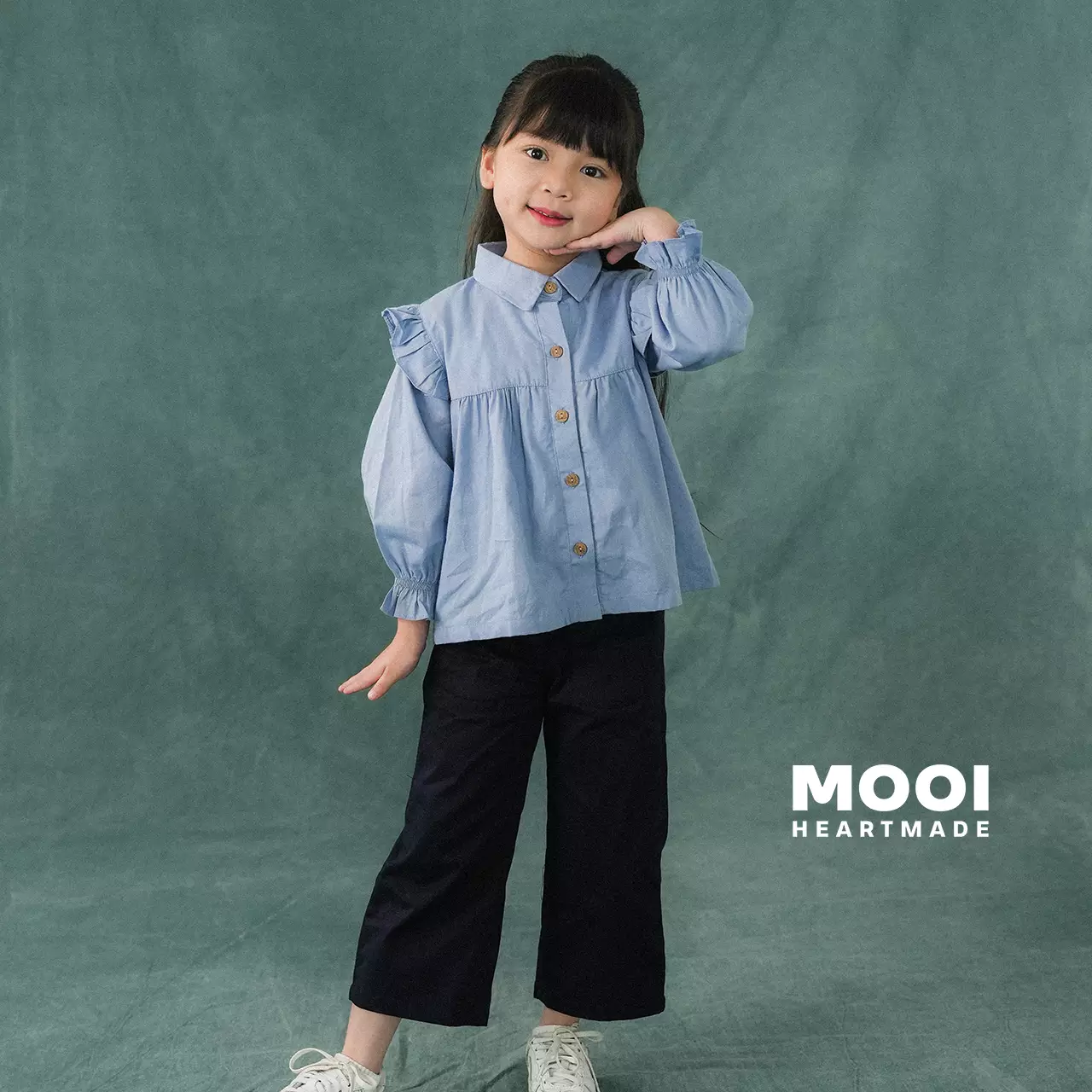 Mooi Celana Panjang Anak Perempuan Everly Pocket Pants - Ruby