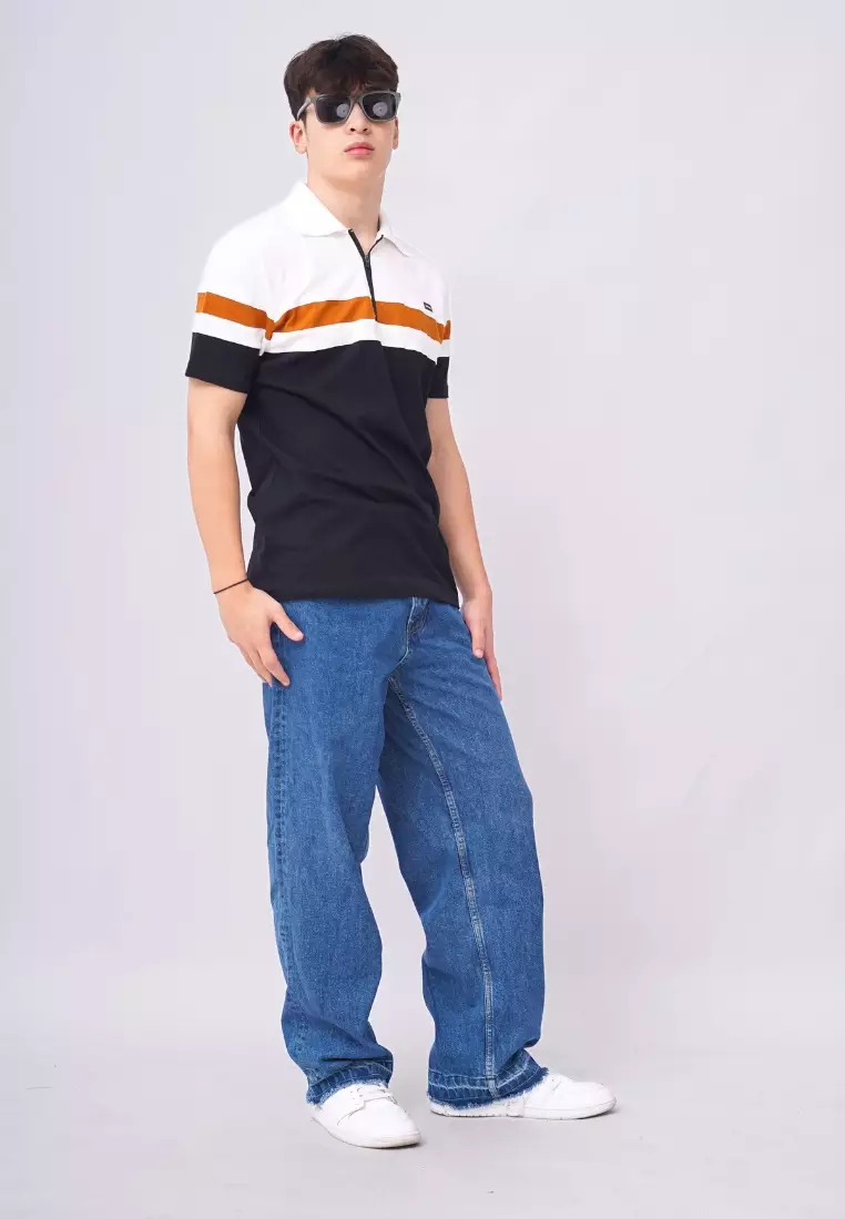 Ryusei Polo Shirt Natsuma CMB Black