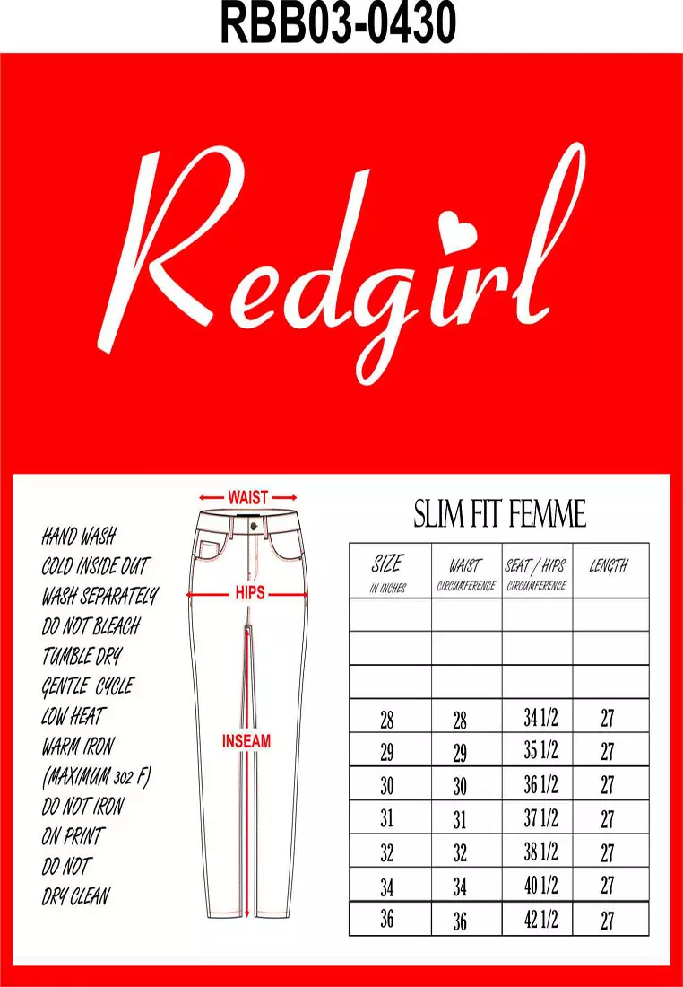 Denim Slim Fit Femme Jeans