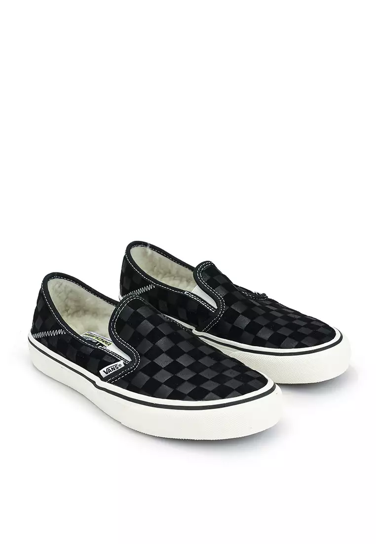 Cheap vans checkerboard slip on top