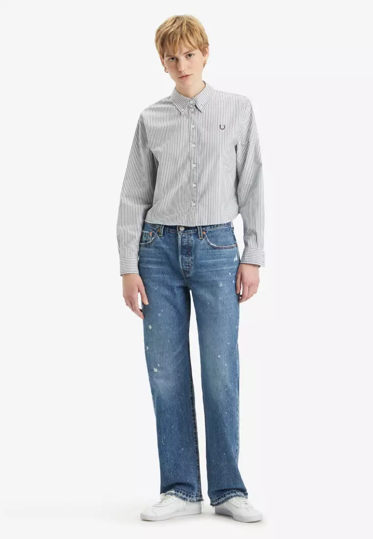 Levi's® 501 90年代 直腳剪裁牛仔褲 | 女裝
