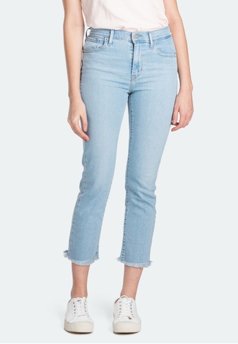 Buy Levi S Levi S 724 High Rise Straight Cropped Jeans Women 585 0014 Online Zalora Malaysia
