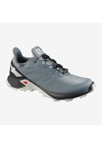 Buy Salomon Salomon Men Supercross Blast Gtx Trail Running Shoes Stormy Weather Black Quarry Online Zalora Malaysia