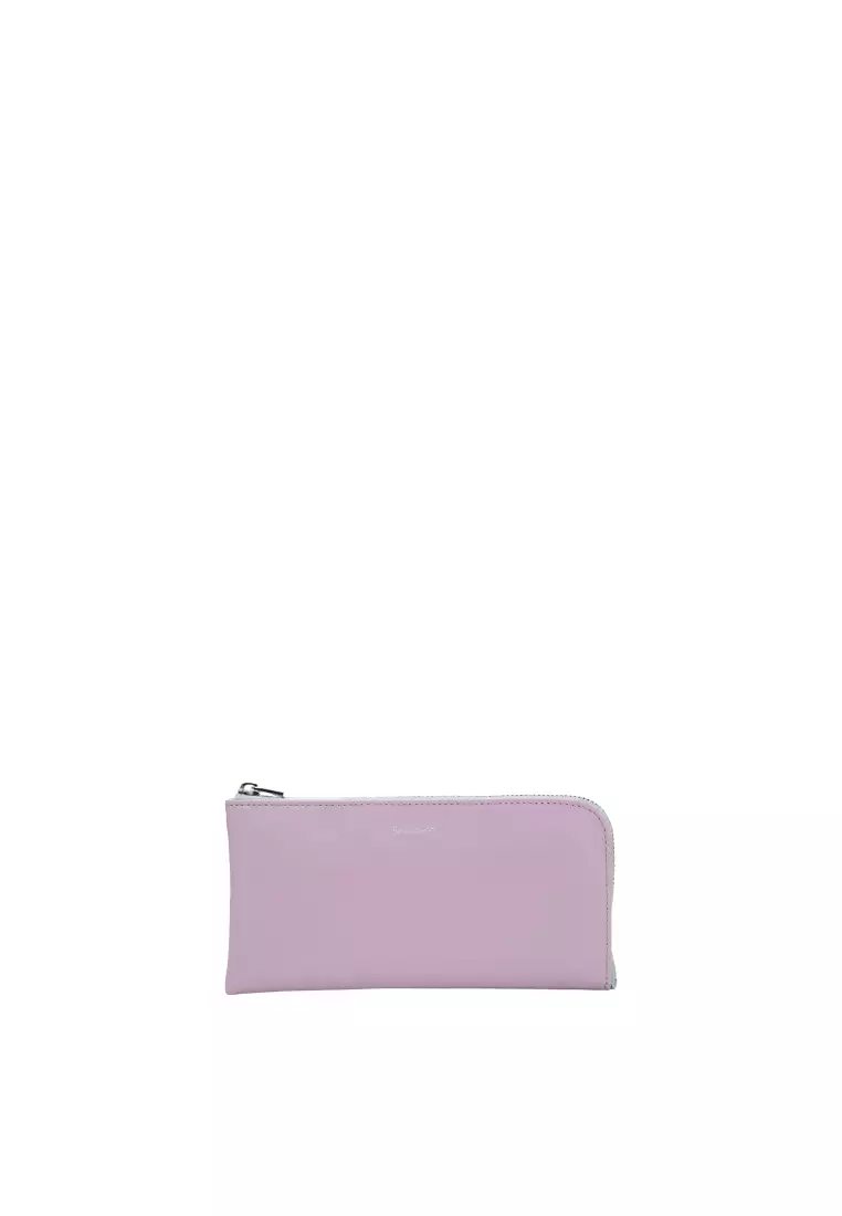 L-Zip Long Wallet - Lilac