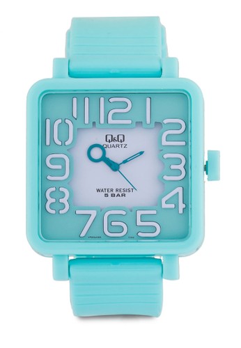 esprit香港分店VR06J006Y 方框彩色手錶, 錶類, 其它錶帶