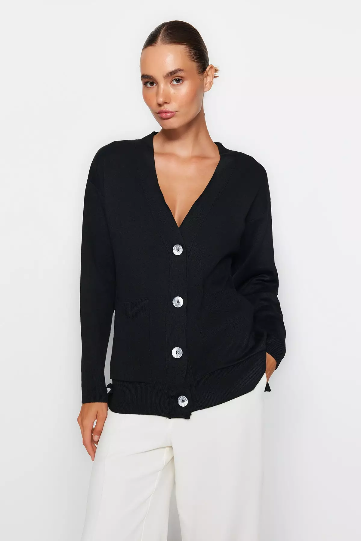 Buy Trendyol Wide Fit Cardigan 2024 Online ZALORA Singapore