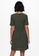 JACQUELINE DE YONG green Kirkby Printed Dress 46927AA17E690EGS_2