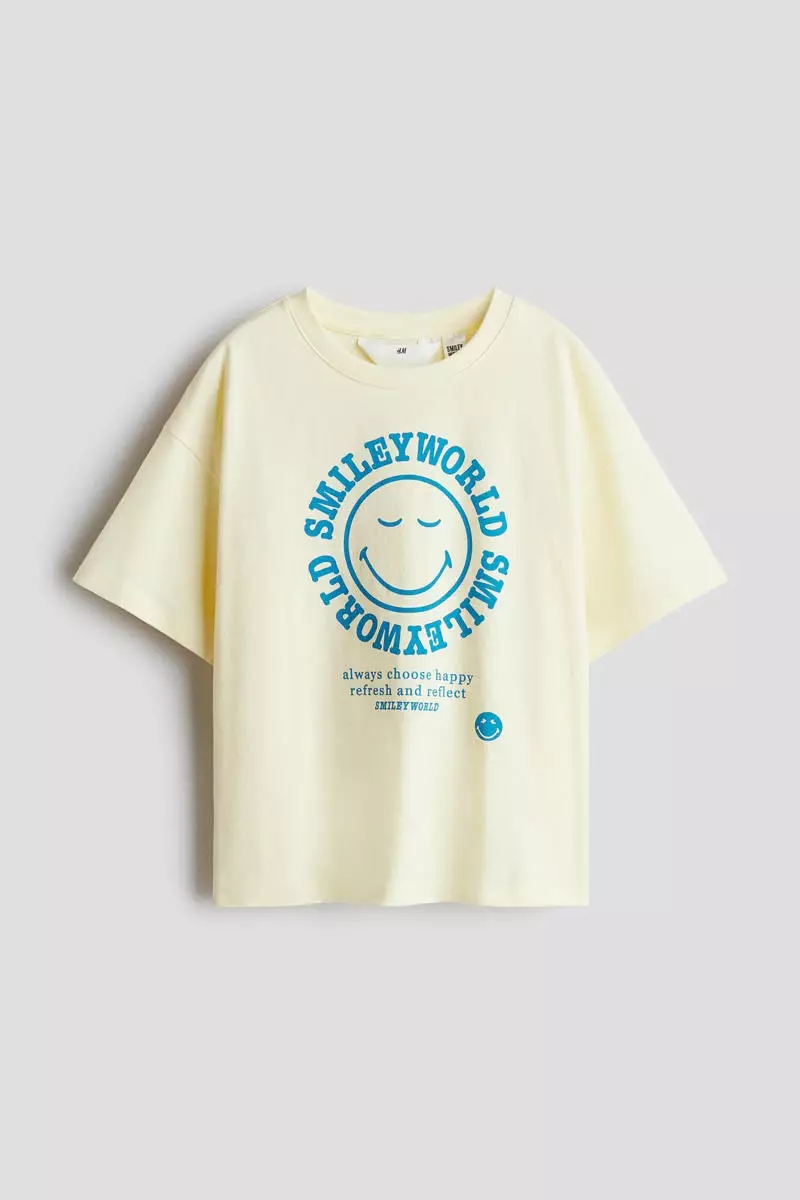 Printed cotton T-shirt