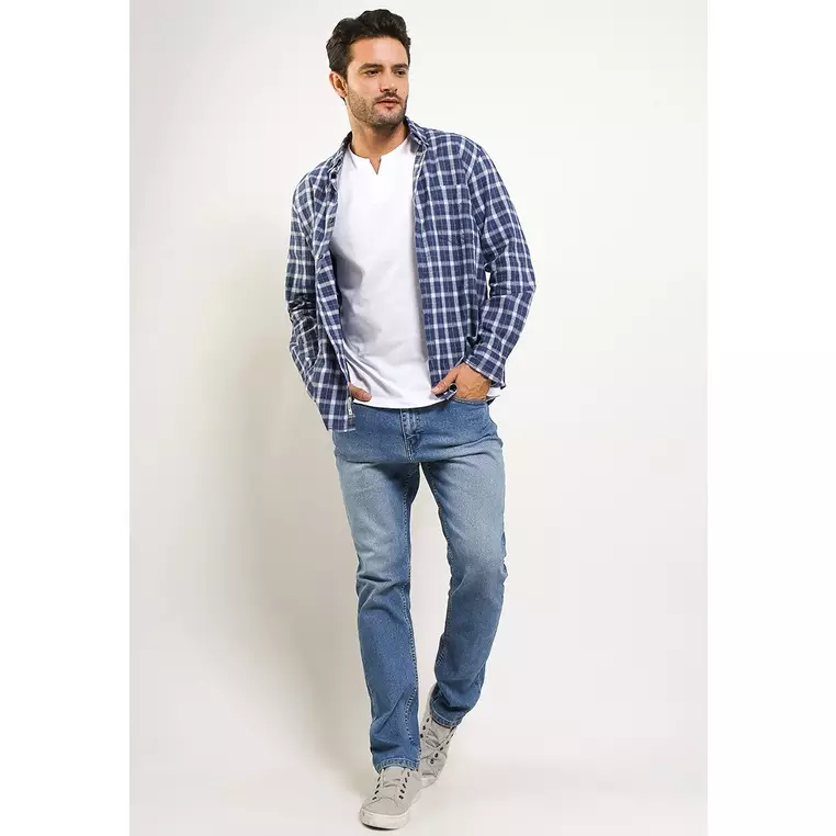 TRIPLE Celana Jeans Stretch Regular Slim (94 858 BWD)