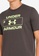Under Armour grey Number Script Short Sleeves T-Shirt 4C798AA69EA634GS_3