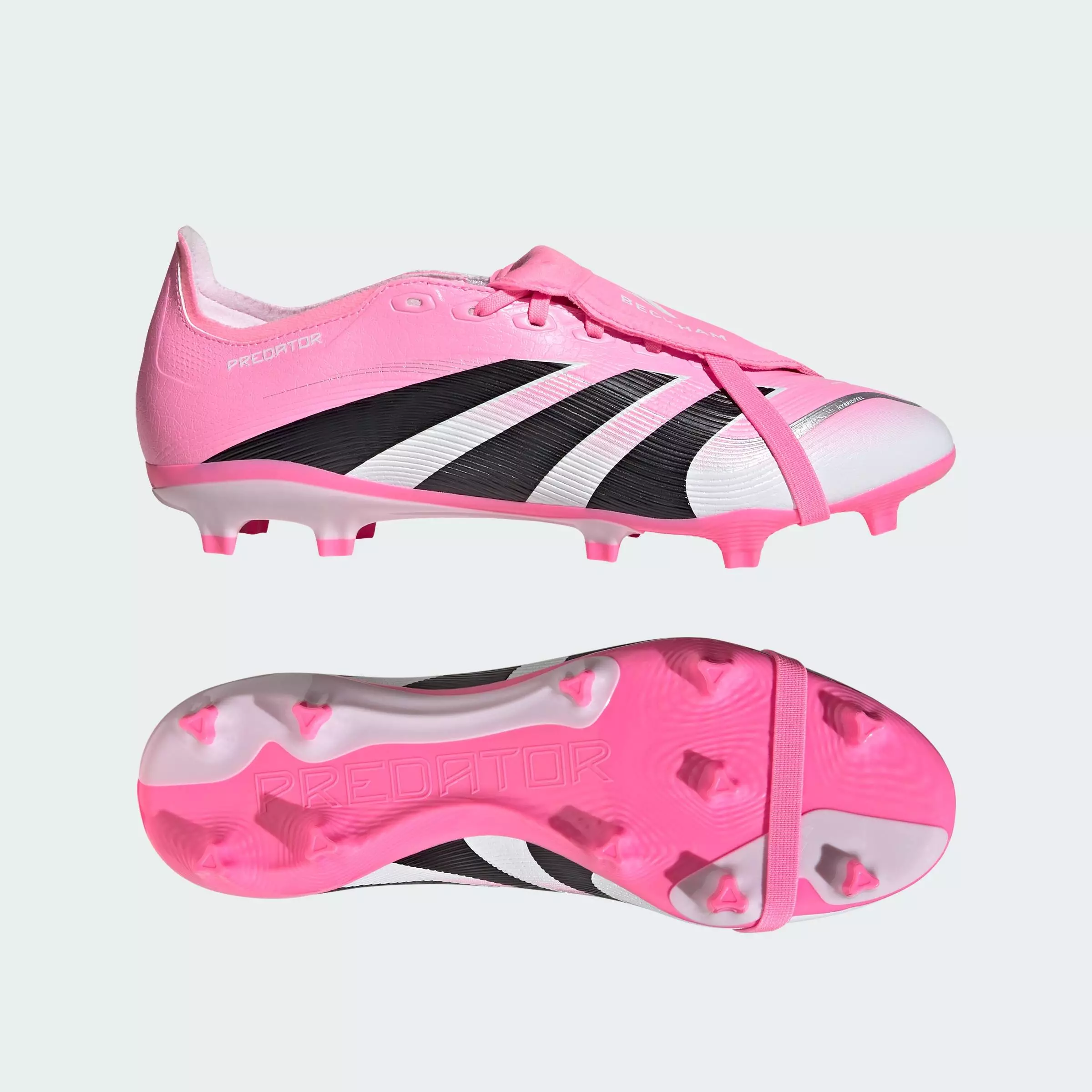 Football PREDATOR LEAGUE Fold-Over Tongue Firm Ground/Multi Ground Football Boots Unisex Pink JI1113