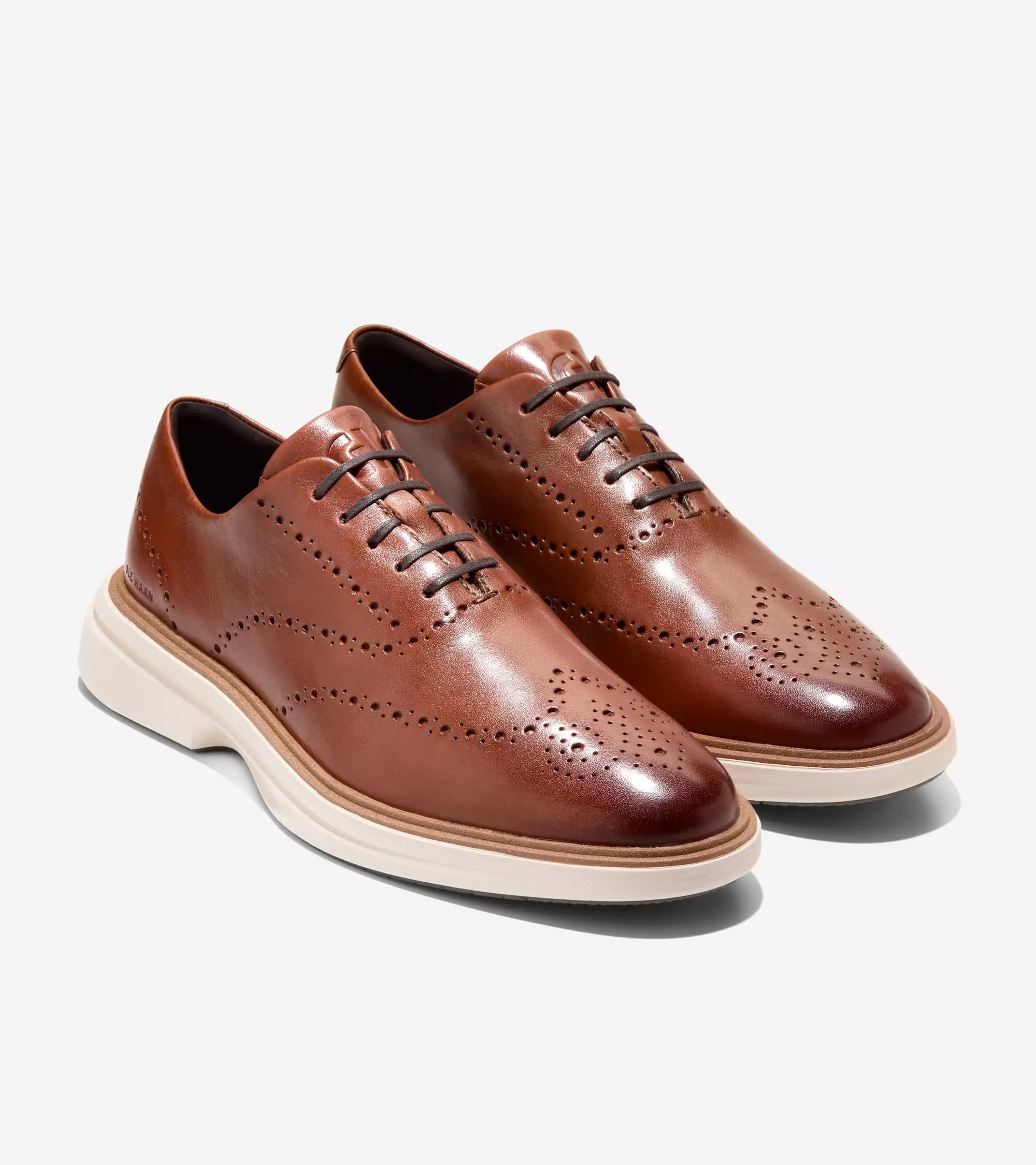 Cole Haan Men Originalgrand Cityspectre Wingtip Oxfrds - (Brown)