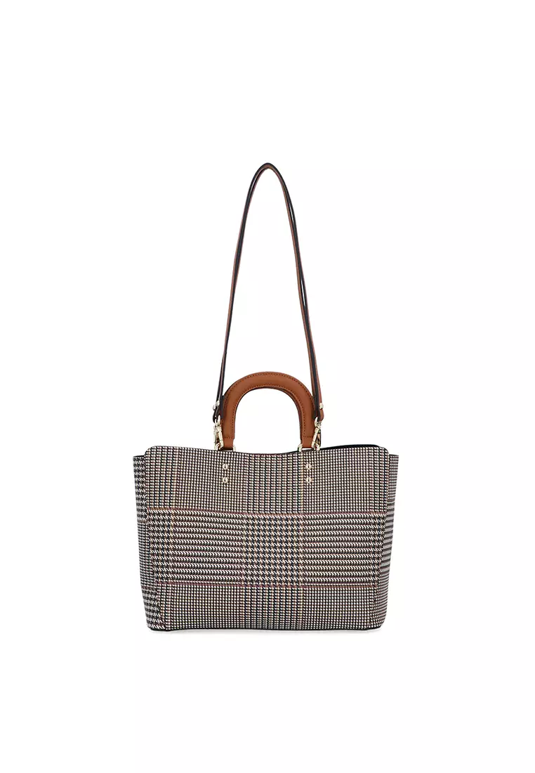 Brown Ever Chic 2-in-1 Top Handle Tote