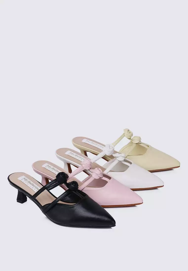 Enchantée Comfy Heels In Pink