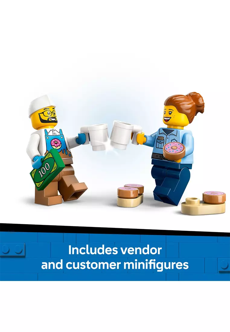 City 60452 Donut Truck, Age 5+, Building Blocks, 2025 (196pcs)