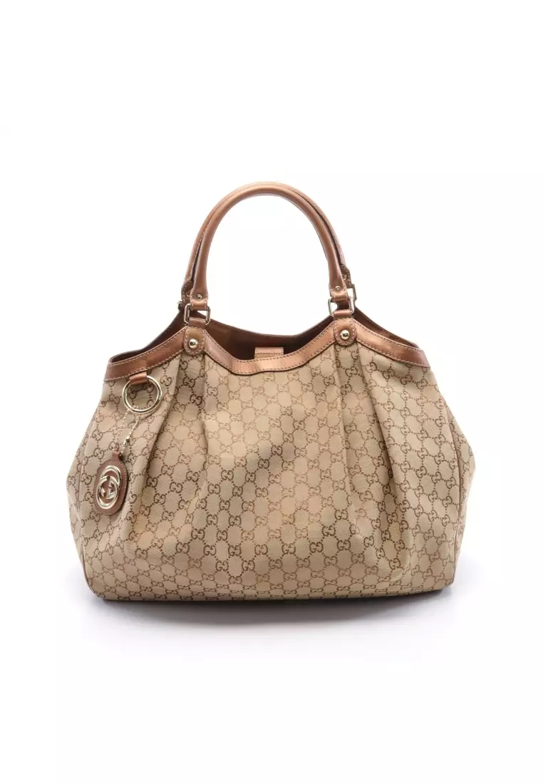 Gg canvas shoulder bag clearance