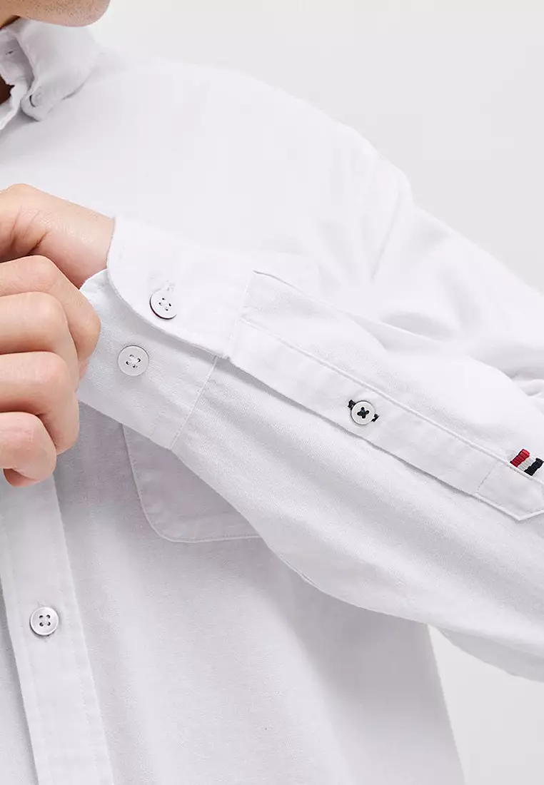 Long Sleeve Pocket Detail Shirt