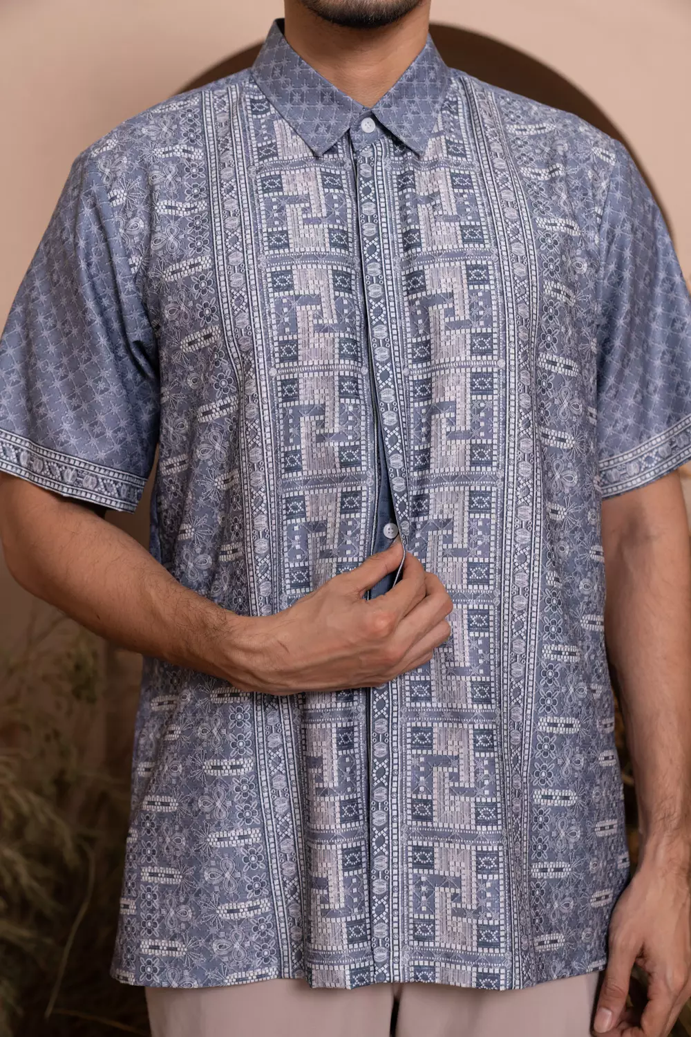 Klamby - Senggala Shirt Men Odyssey Blue
