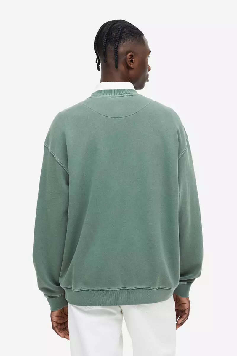 Washed hot sale green hoodie