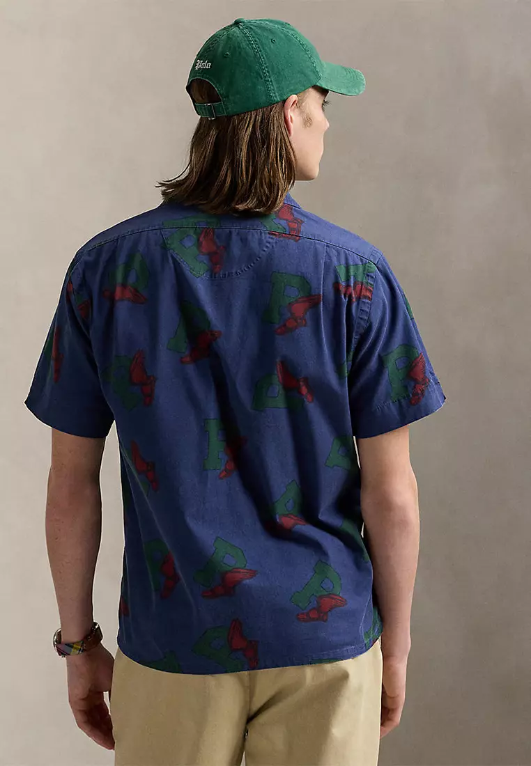 Classic Fit P-Wing Camp Shirt