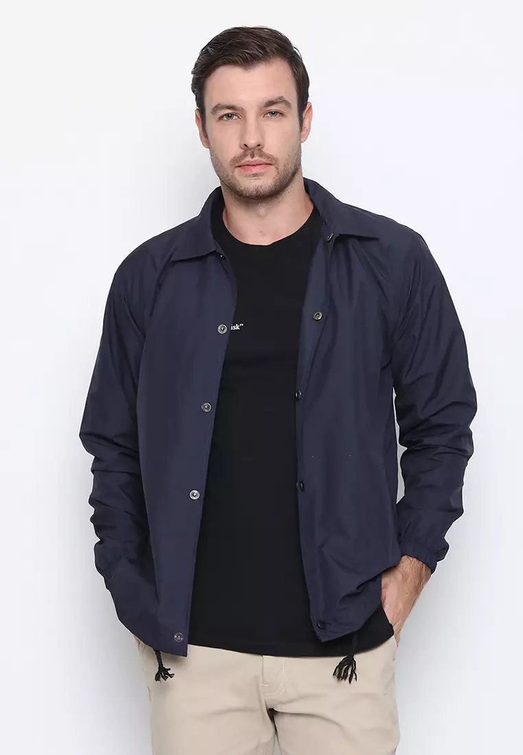 17SEVEN Jaket windbreaker Basic 002-NAVY