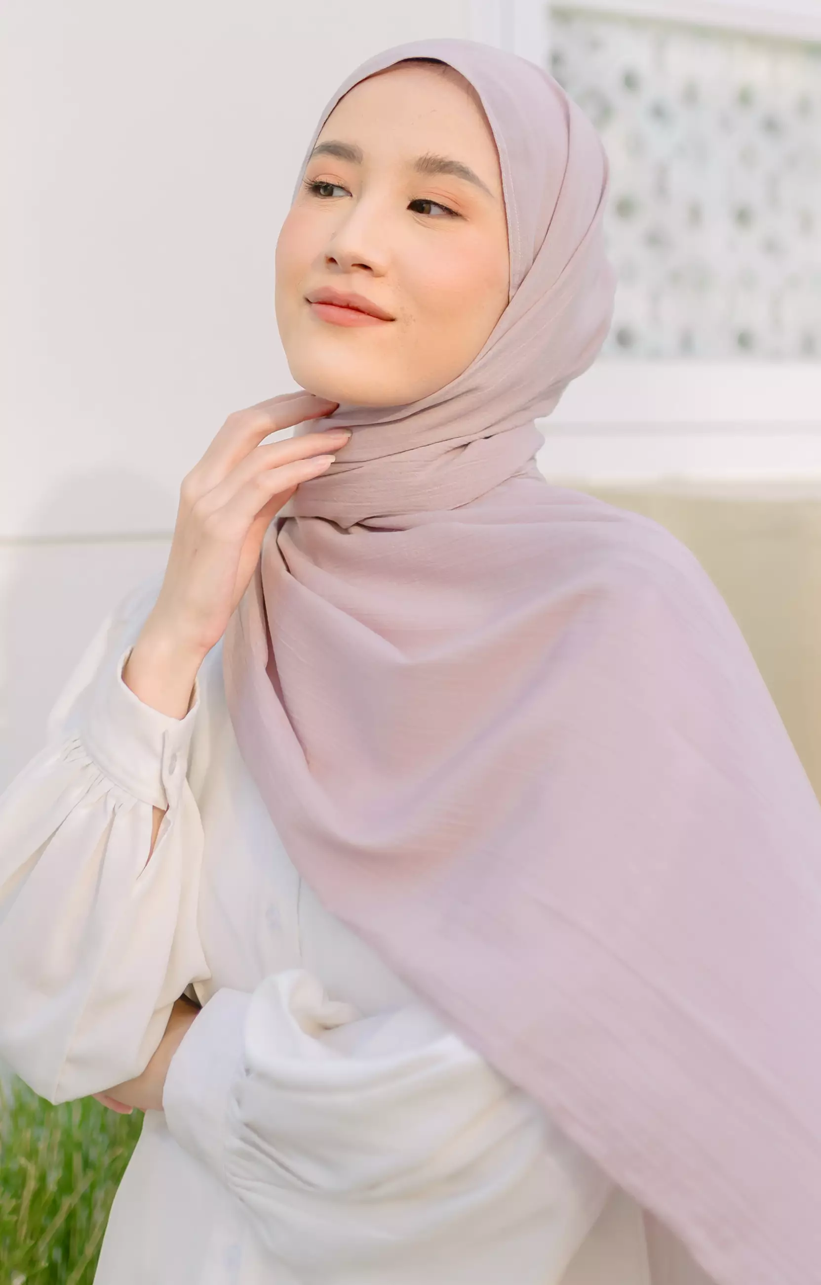 Kash Shawl Purple Pastel