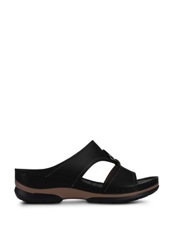 Louis Cuppers black Slip On Wedges D4DD2SH6BFBB44GS_1