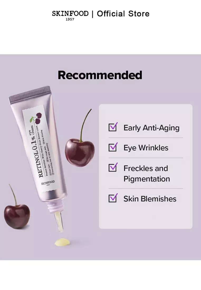 SKINFOOD - Black Cherry Retinol 0.1 Eye Cream
