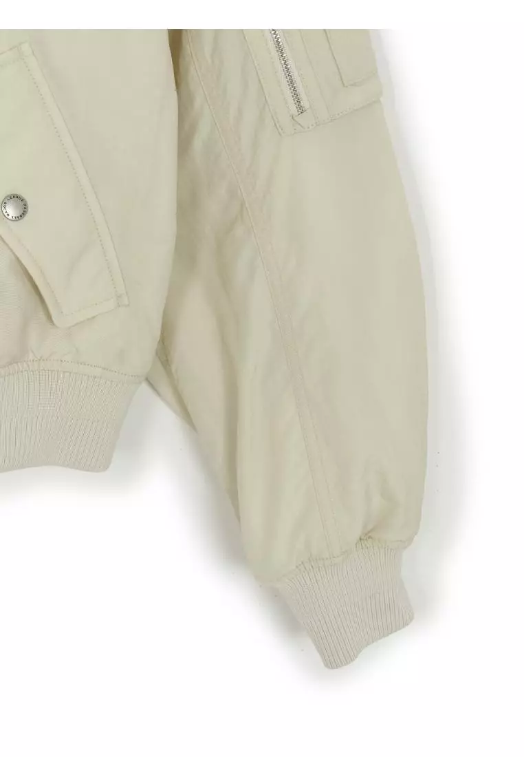 WOMEN'S BASIC NYLON CROP JACKET BOSTON RED SOX