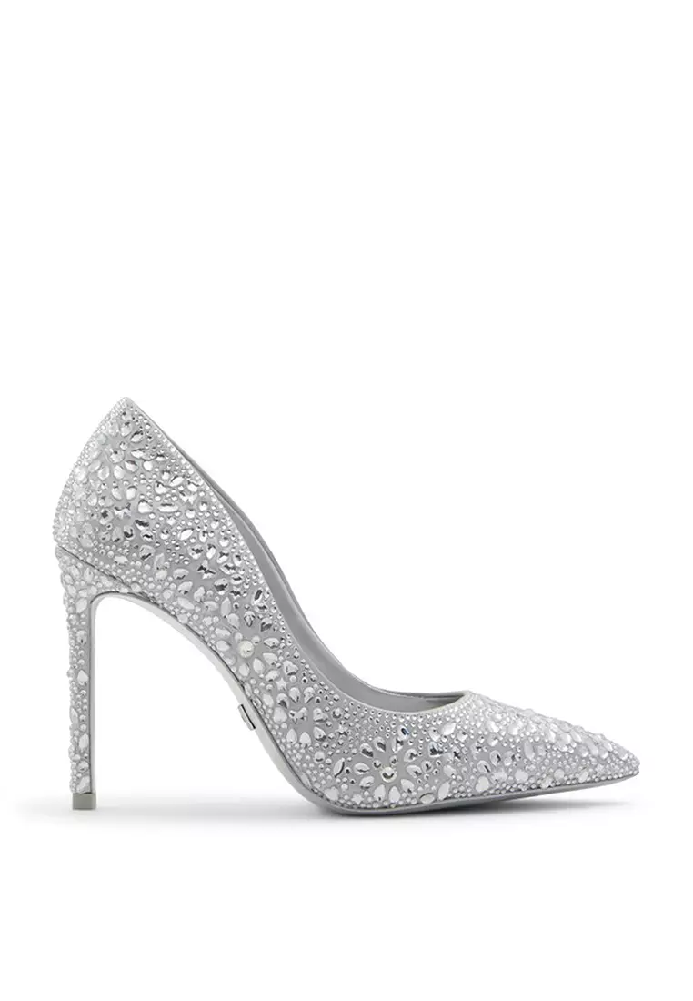 Next silver court shoes on sale