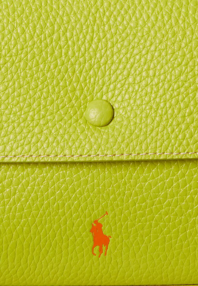 Polo Ralph Lauren Women Polo Play Leather Mini Envelope Bag