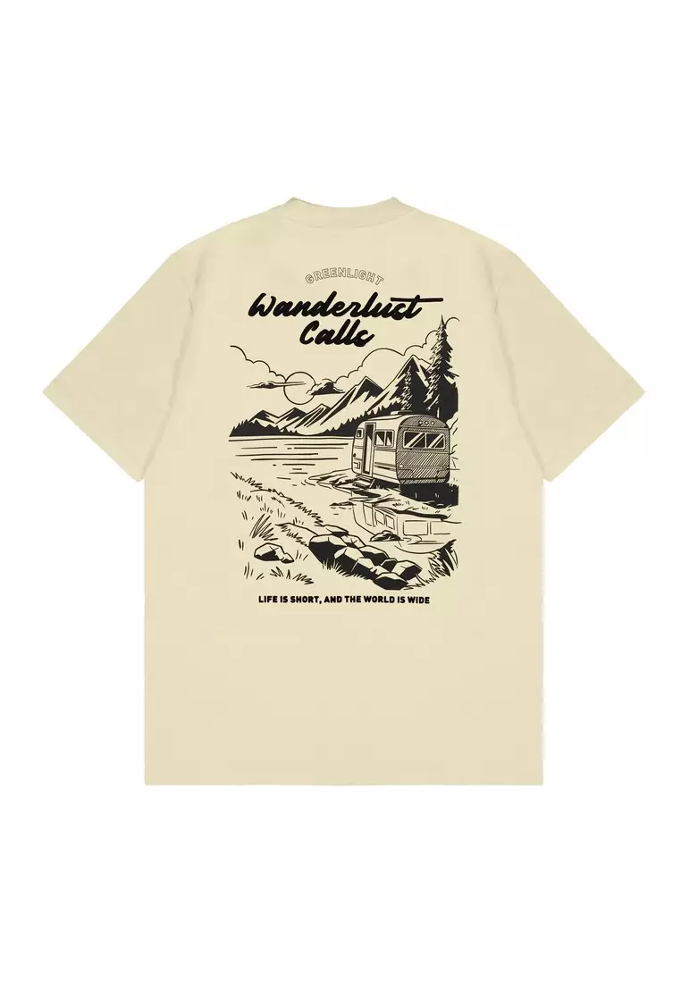 Greenlight Men's T-Shirt Short Sleeve Regular Fit Cotton Perspective C040225