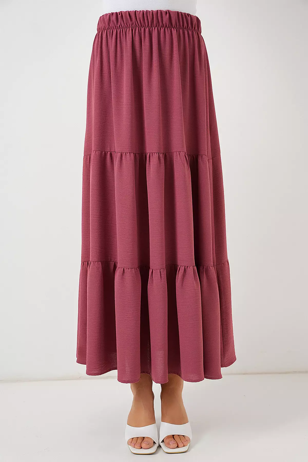 Women's Ayrobin Long Skirt 8048 - Dusty Rose