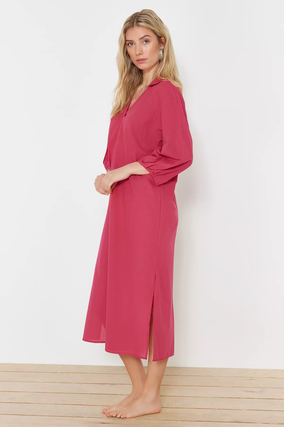 Cotton Beach Midi Dress